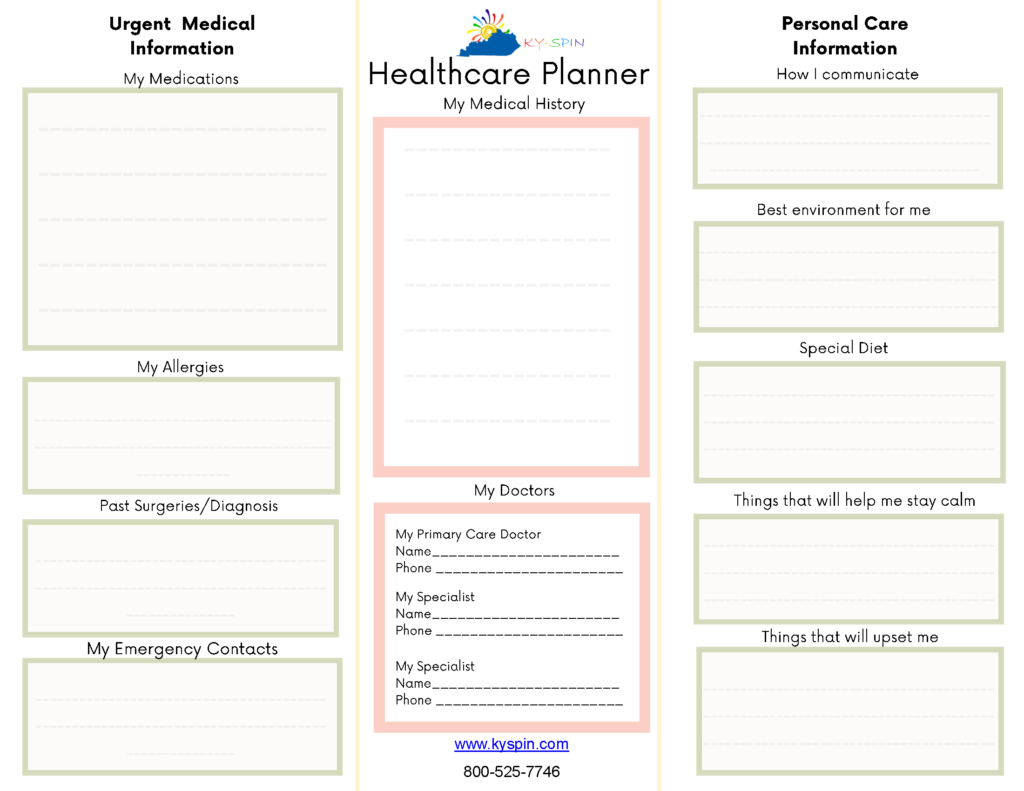 KY-SPINs Healthcare Planner