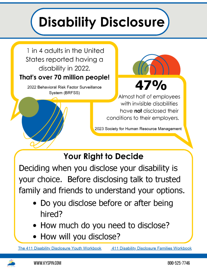 Disability disclosure, your right to decide 