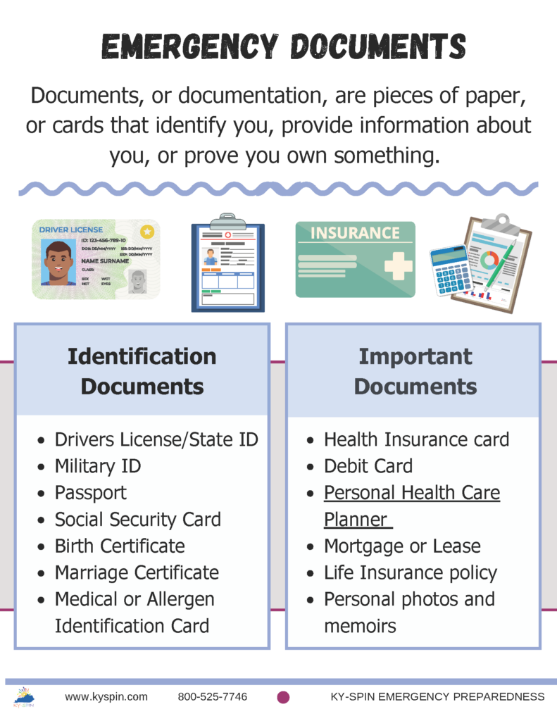 Emergency documents