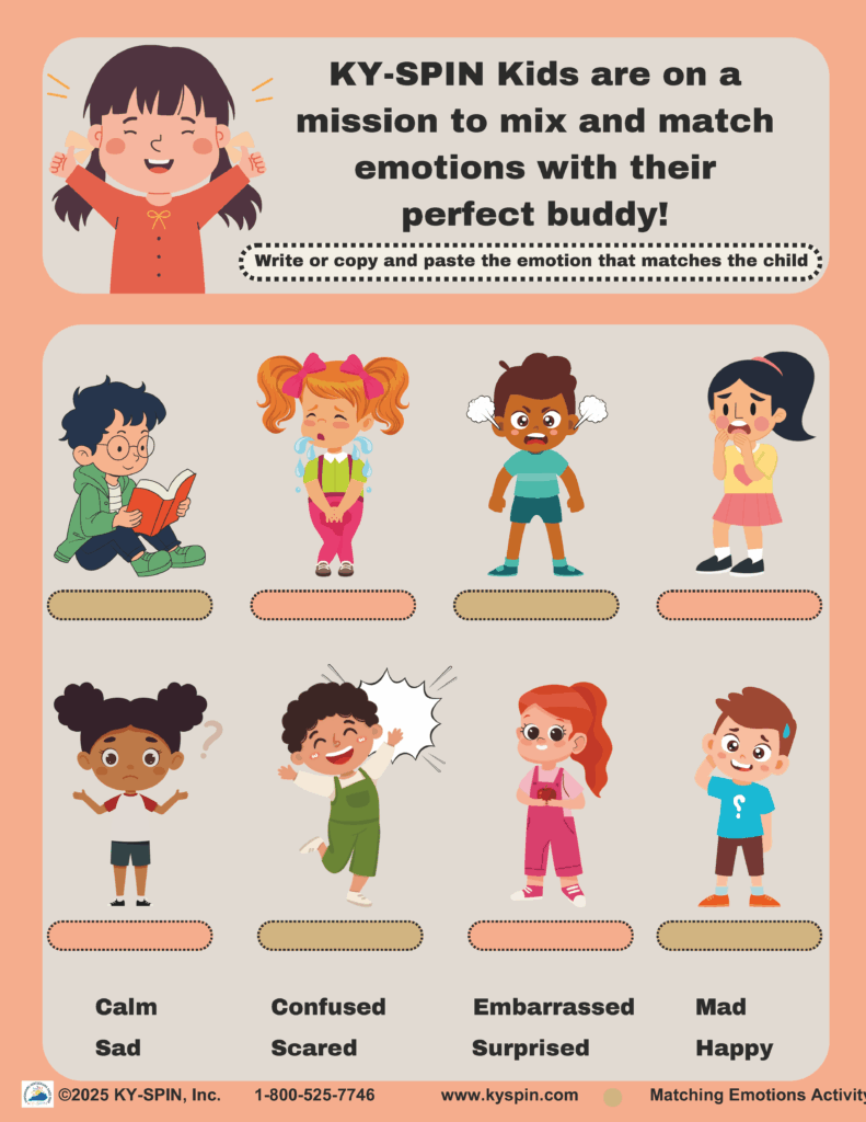 Emotions Children's Activity