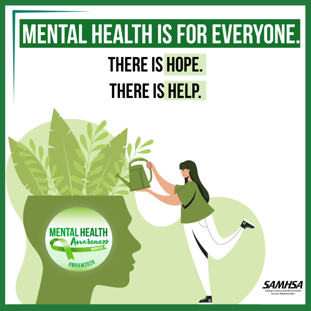 Mental Health is for Everyone, There is Hope, There is Help